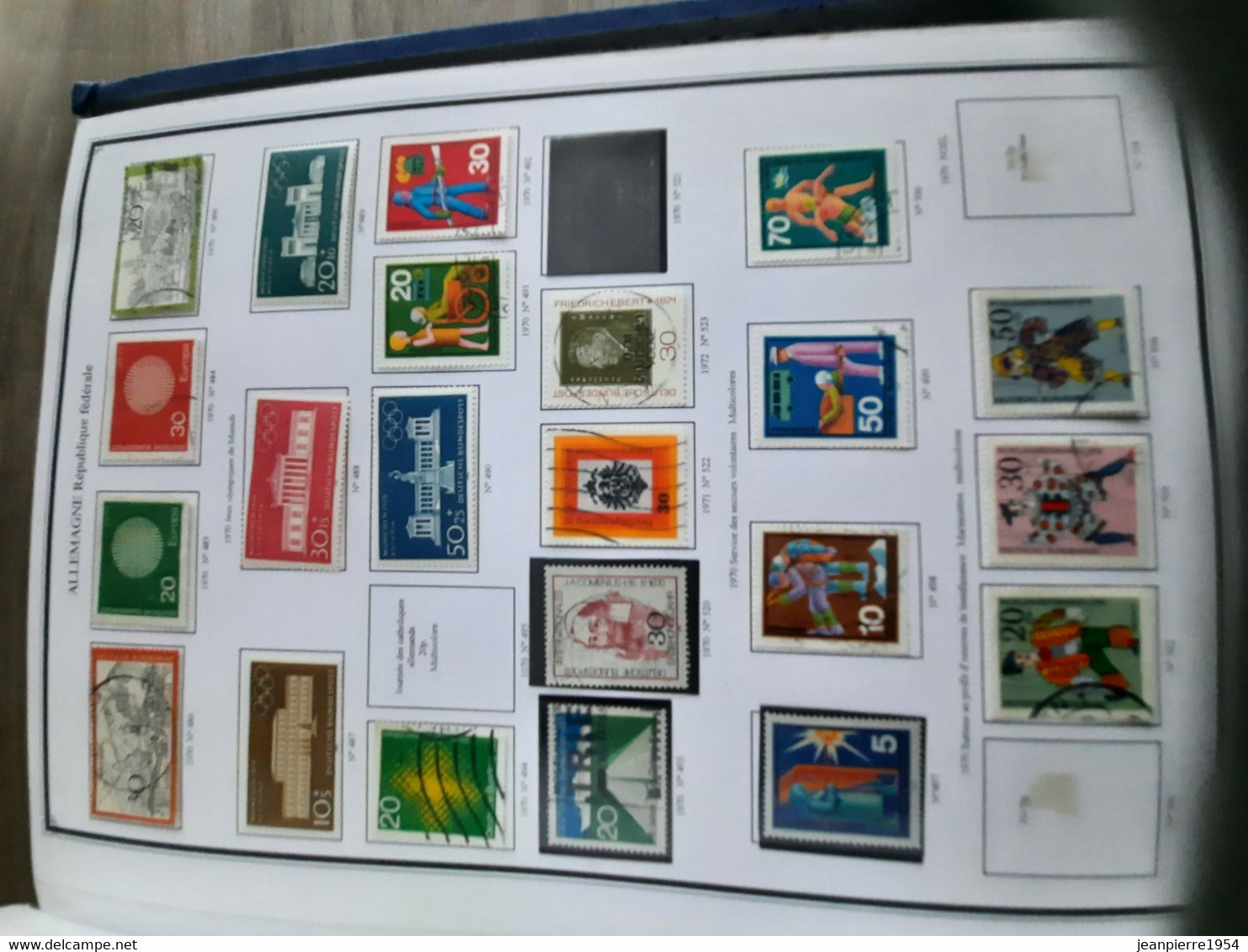 album de timbres allemand