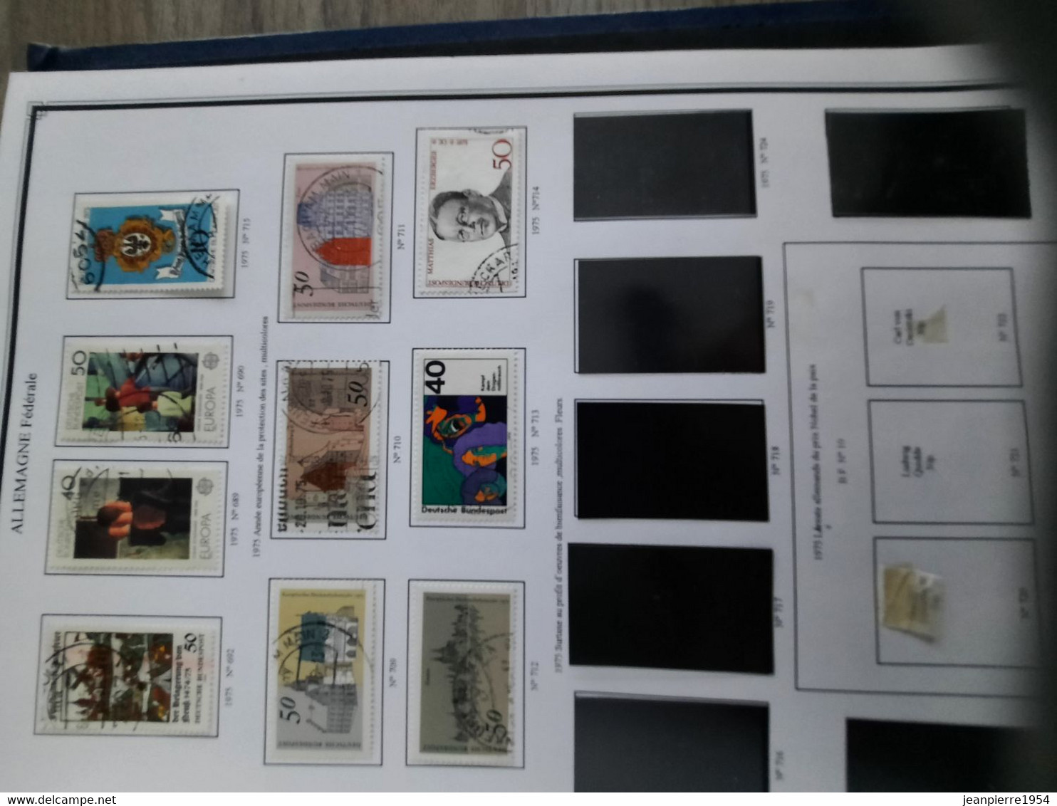 album de timbres allemand