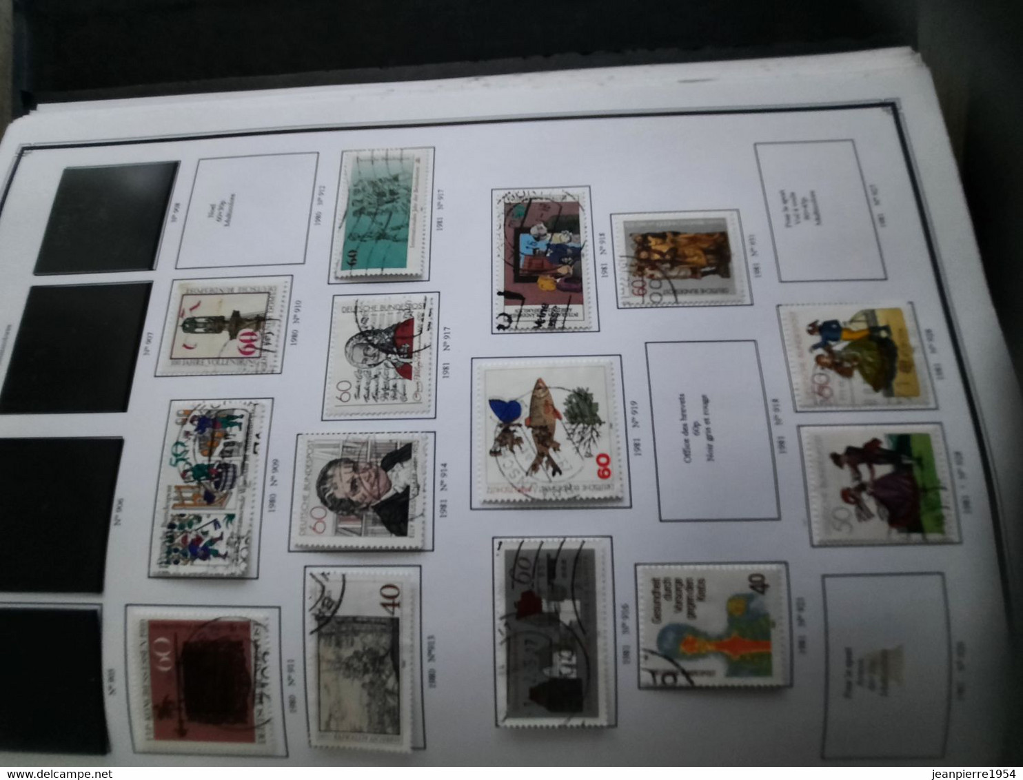 album de timbres allemand