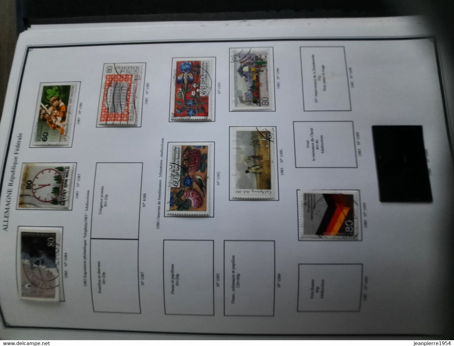 album de timbres allemand