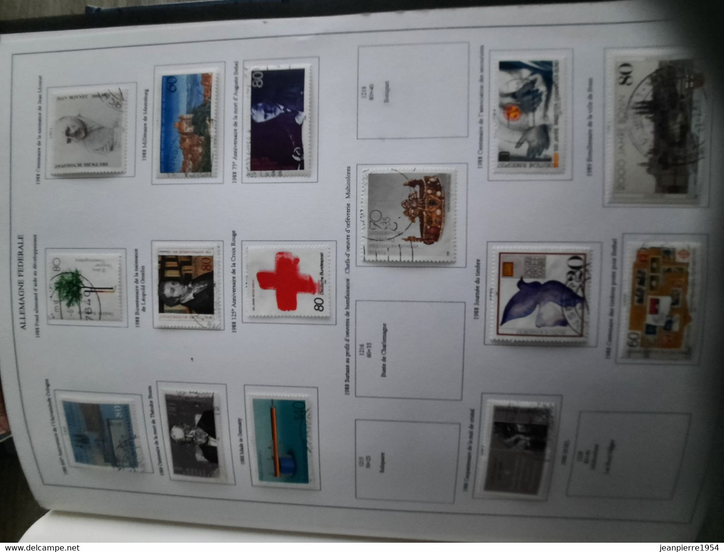 album de timbres allemand