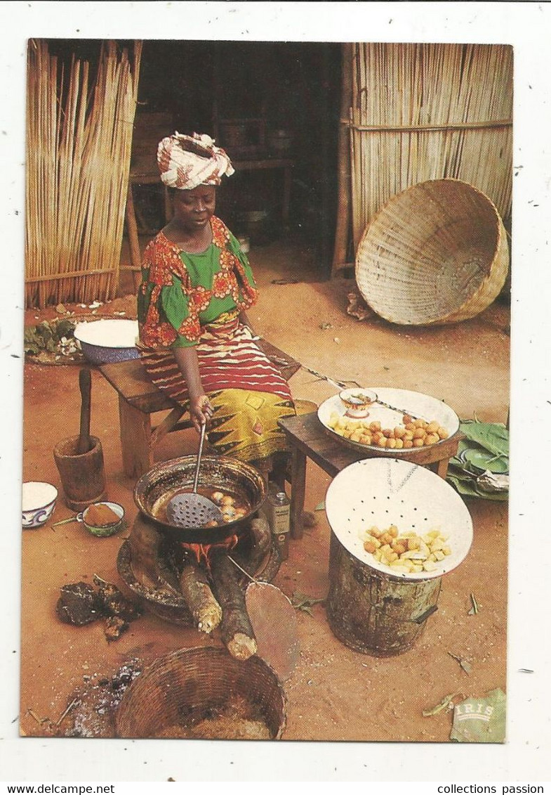 MO, Commerce,  Marché , Market , AFRIQUE EN COULEURS , écrite ,marchande De Beignets , Cake's Seller - Marktplaatsen