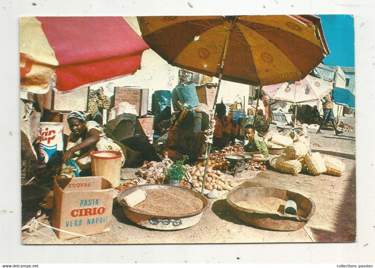 MO, Commerce,  Marché Typique , DJIBOUTI , écrite - Mercati