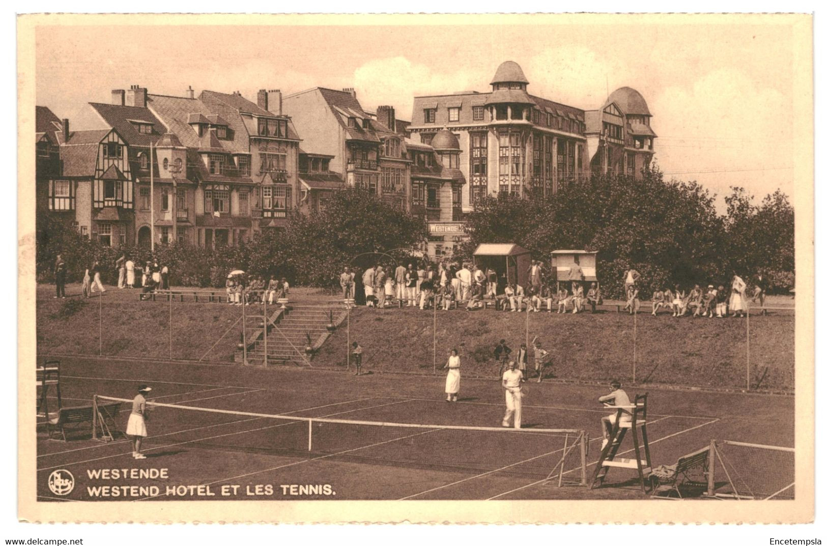 CPA Carte Postale Belgique- Westende Hôtel Et Les Tennis    VM41317 - Westende