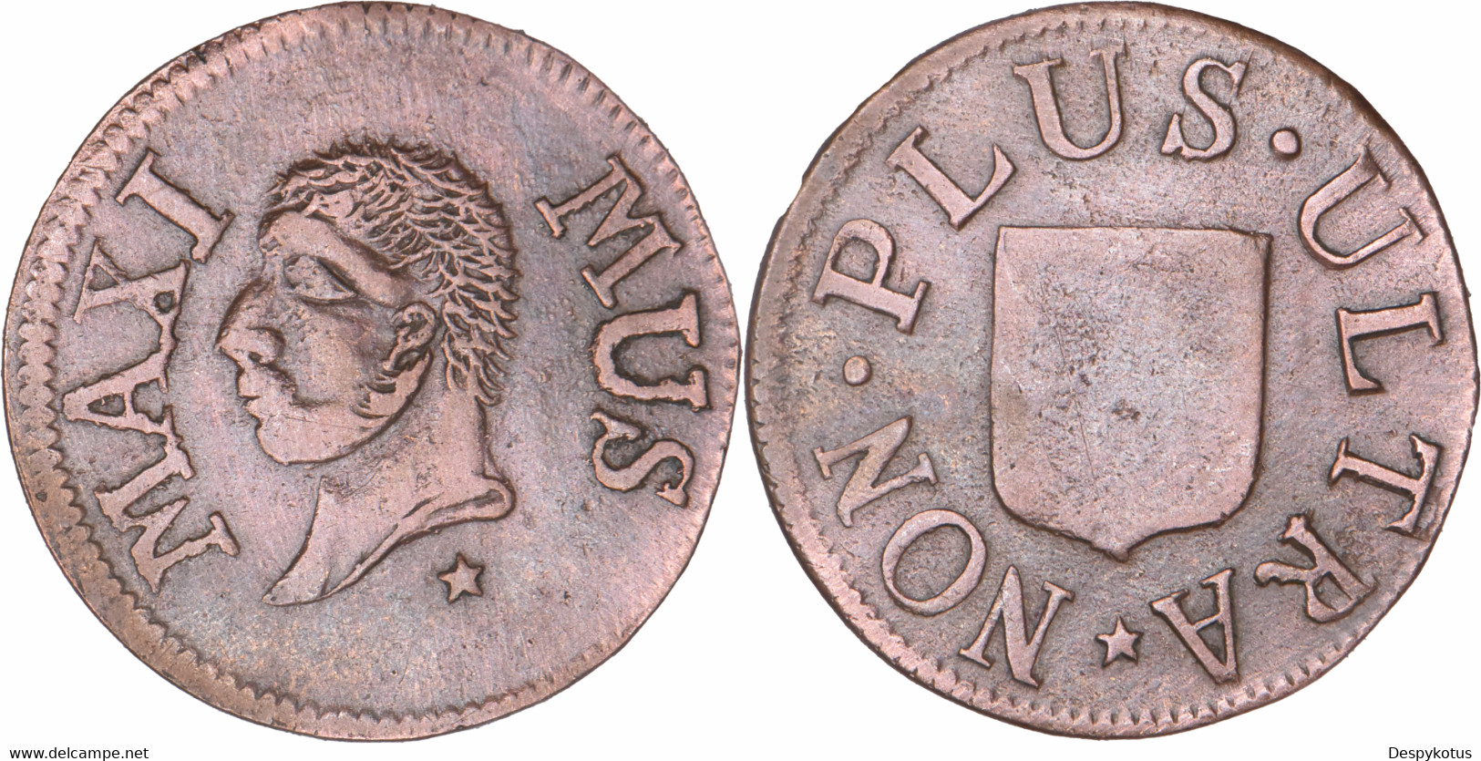 France - 1827 - Liard De Lille - Jeton D'échange - MAXI-MUS - NON PLUS ULTRA - H273 - Monétaires / De Nécessité