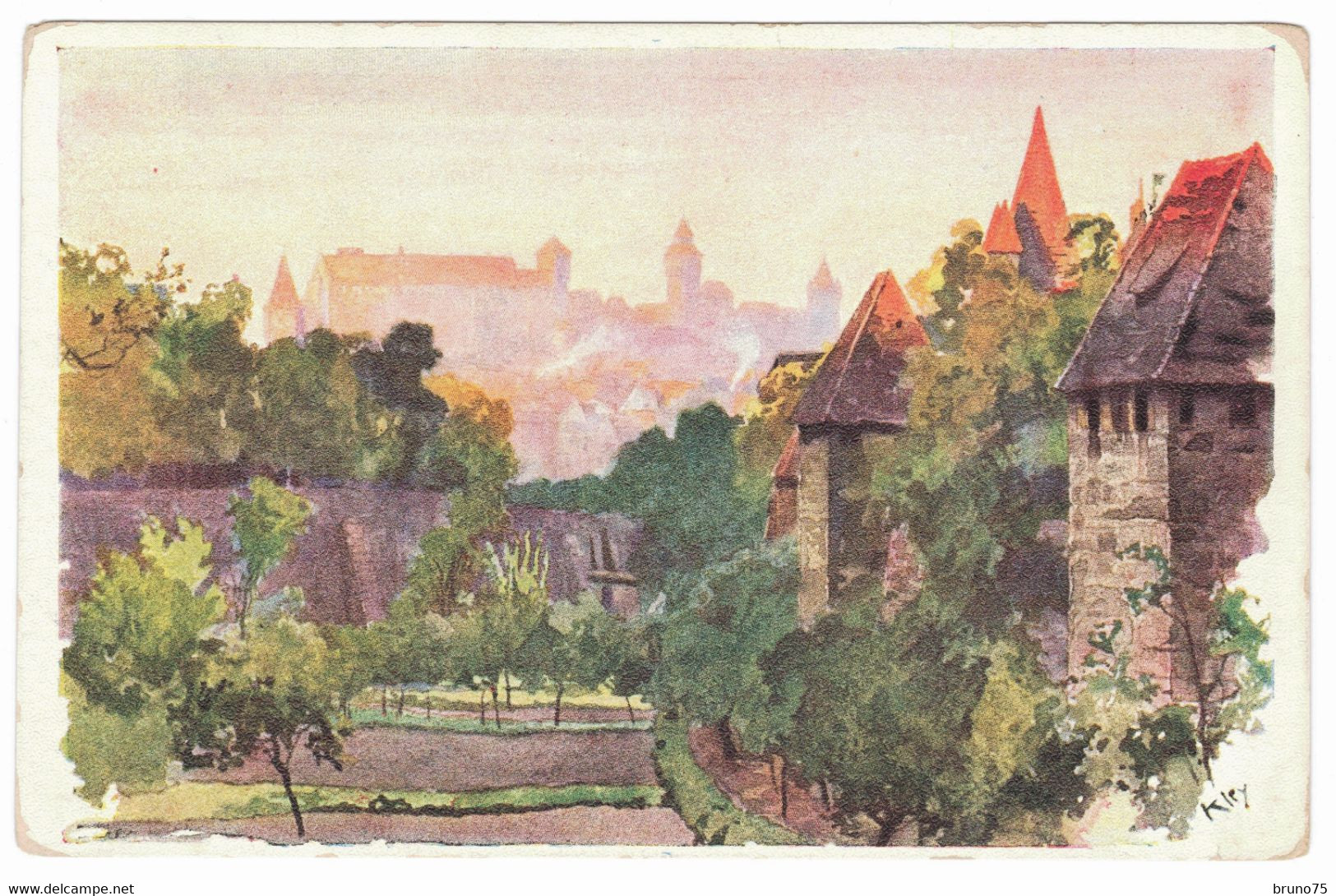 KLEY - NÜRNBERG - Blick Vom Spittlertorgraben - 1906 - Kley