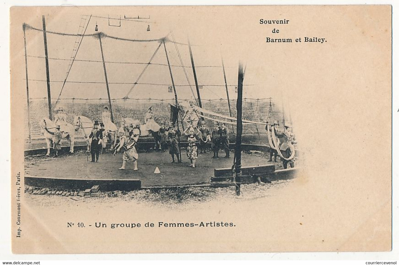 CPA - Souvenir De Barnum Et Bailey - Un Groupe De Femmes-Artistes - Cirque