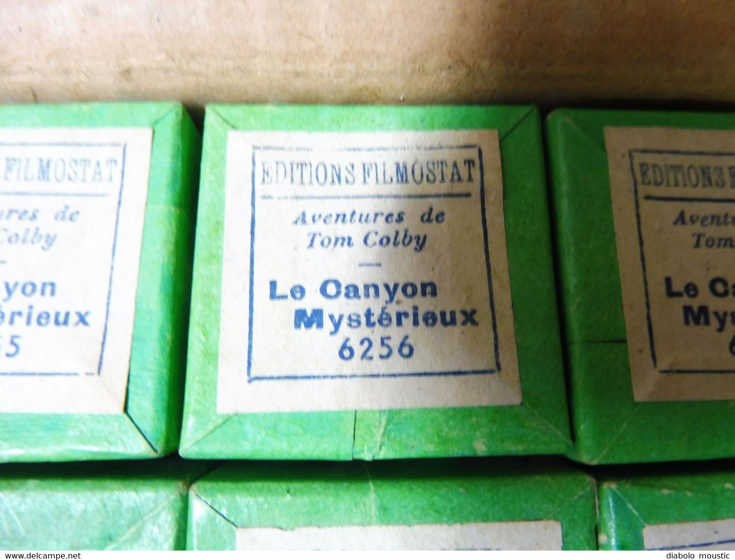 LE CANYON MYSTERIEUX  " Aventures De Tom Colby"  (10 Bobines Des Editions FILMOSTAT ) - 35mm -16mm - 9,5+8+S8mm Film Rolls