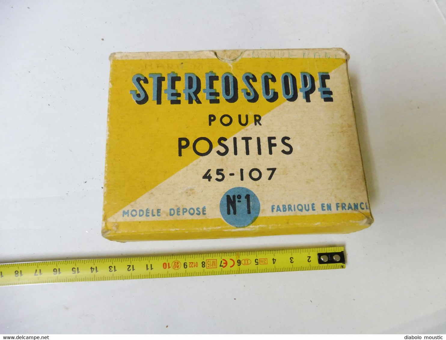 STÉRÉOSCOPE Pour Positifs 45-107   N° 1 (La Vision Réelle Par Le Relief ) - Stereoscopi