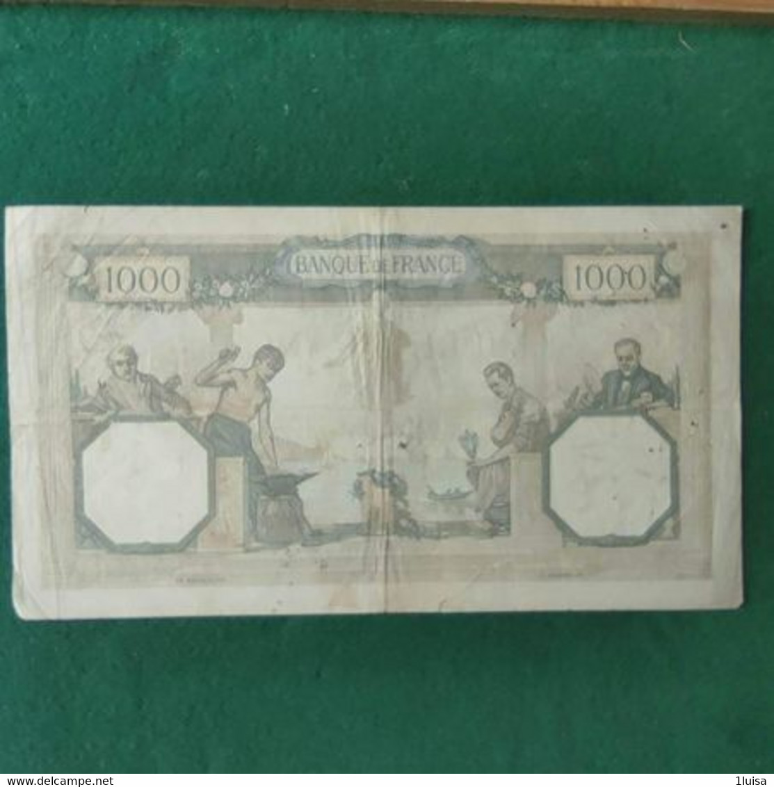 FRANCIA 1000 FRANCS 1938 - 1 000 F 1927-1940 ''Cérès Et Mercure''