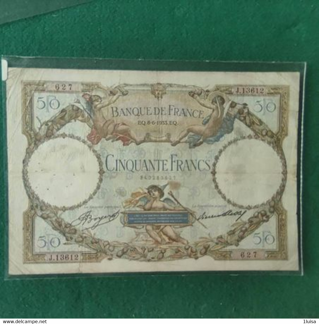 FRANCIA 50  FRANCS 1933 - 50 F 1927-1934 ''Luc Olivier Merson''