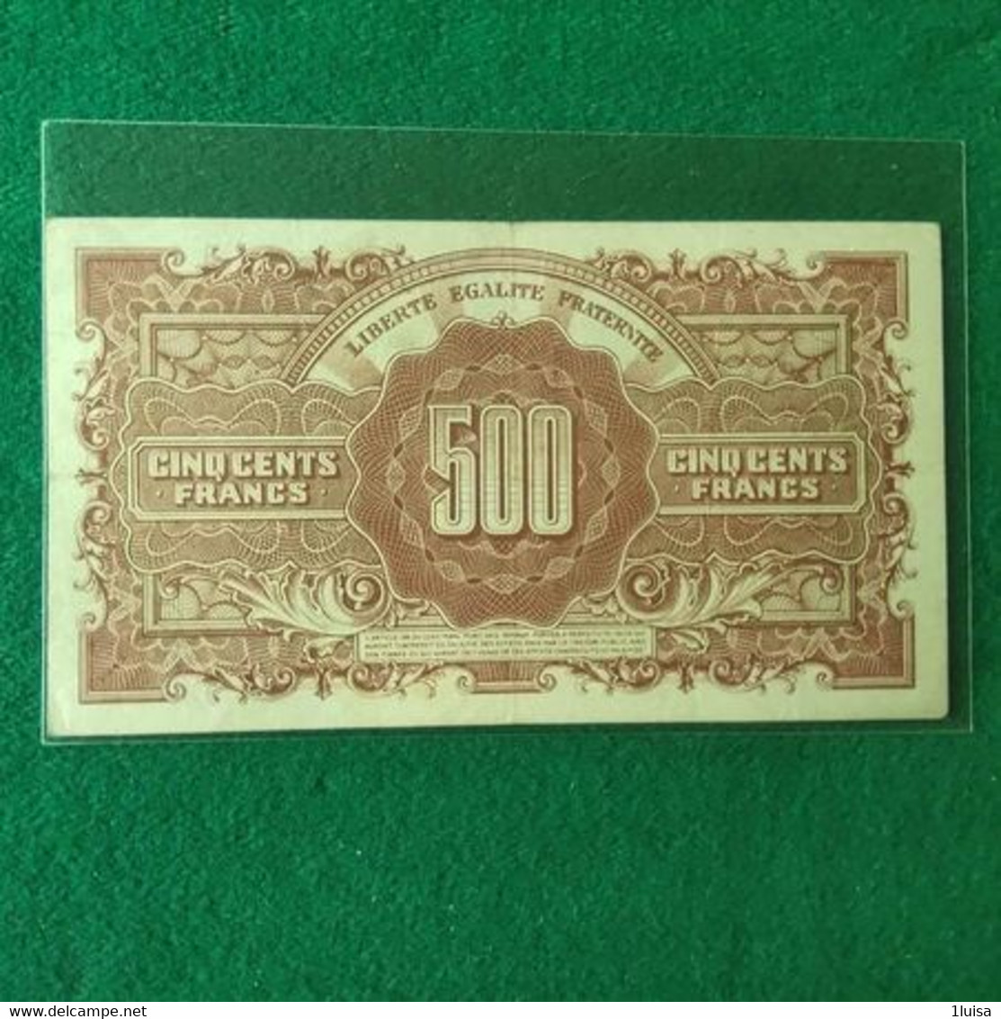 FRANCIA 500 FRANCS 1643/45 - 1947 Staatskasse Frankreich