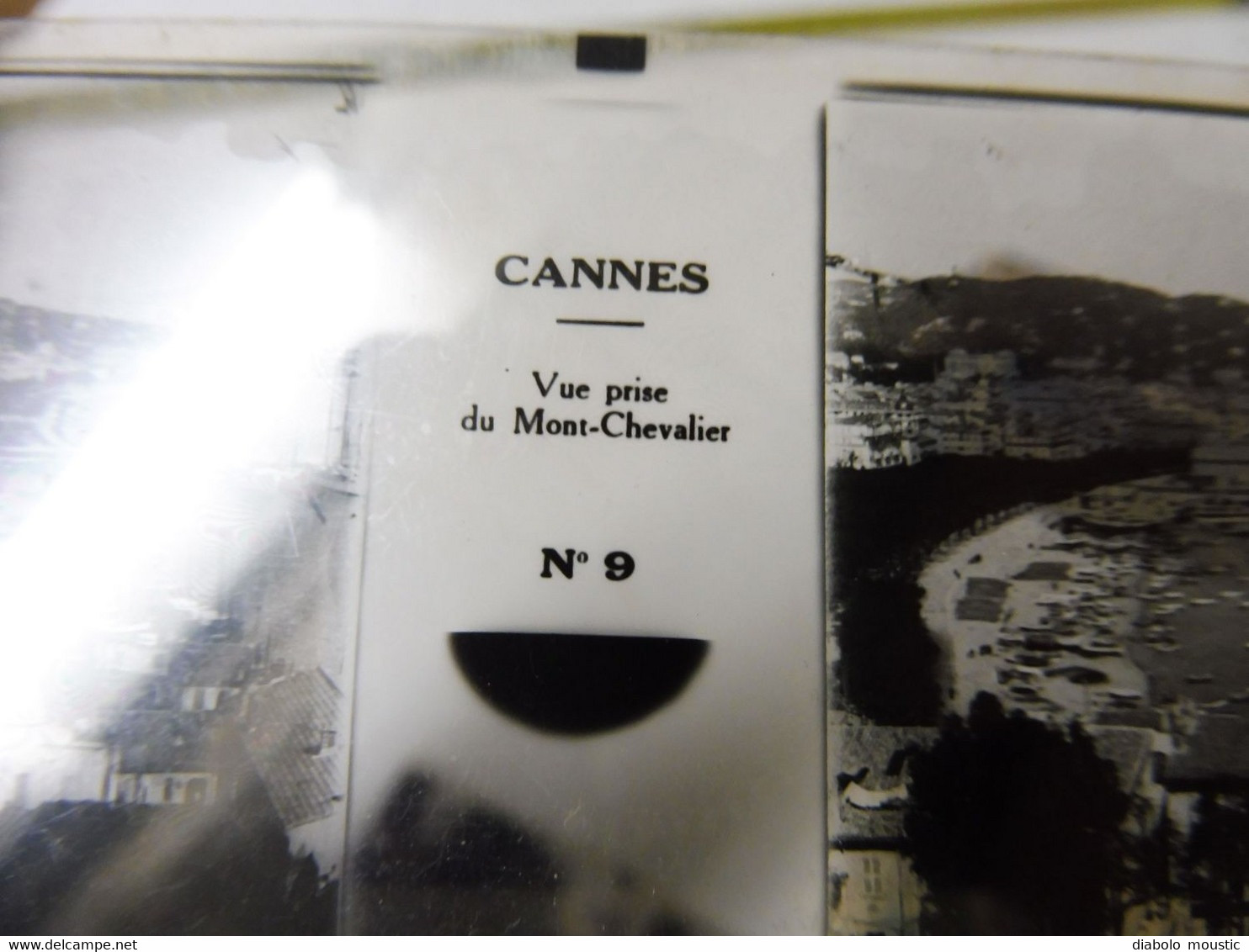 Stéréofilms Bruguière - 12 POSITIFS STEREOSCOPIQUES sur film : CANNES promenades (Croisette, Casino, Etc , etc )