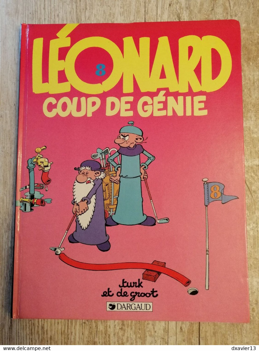 Bande Dessinée - Léonard 8 - Coup De Génie (1986) - Léonard