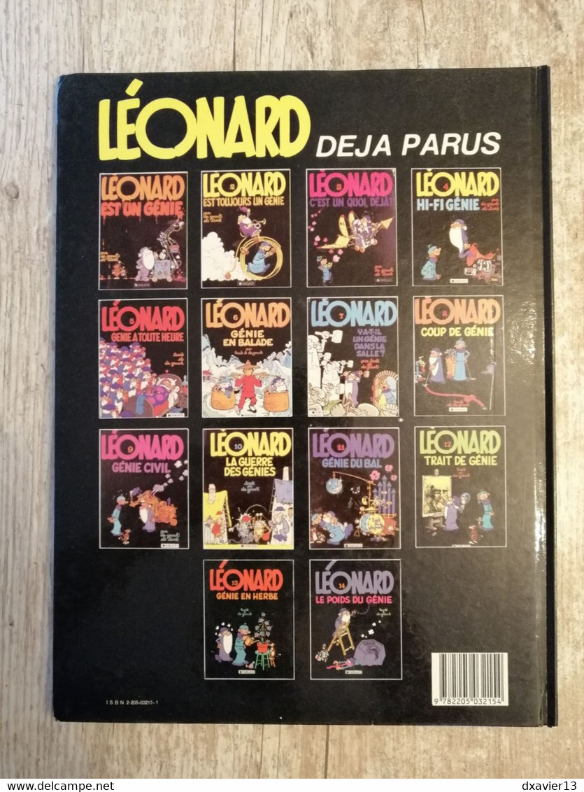 Bande Dessinée - Léonard 8 - Coup De Génie (1986) - Léonard