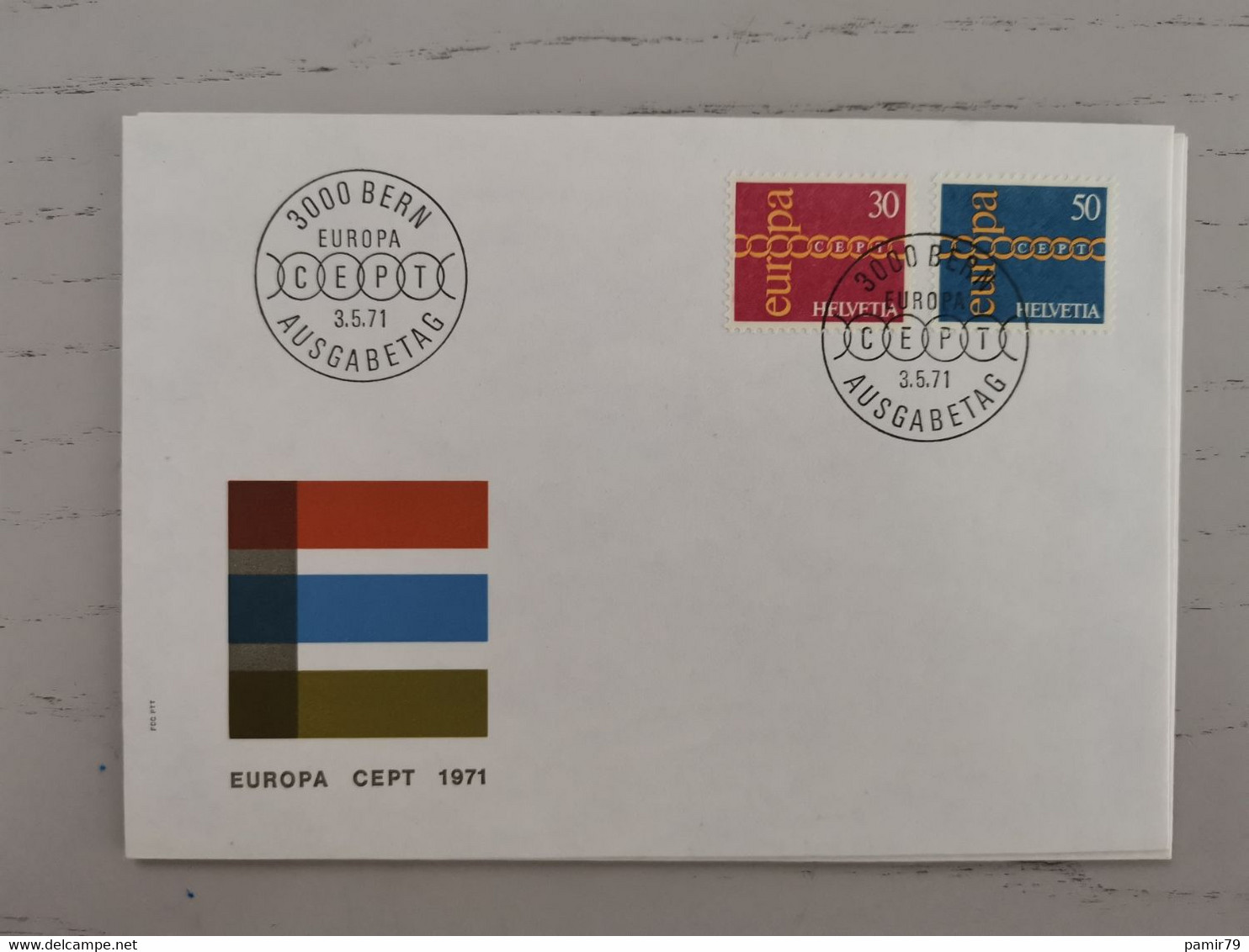 1971 FDC Europamarken Kette MiNr: 947-948 - FDC