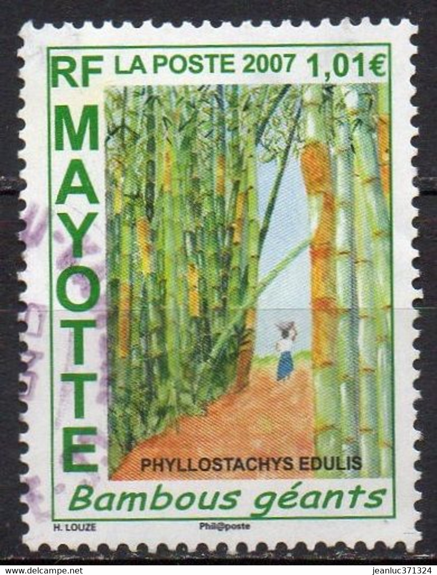 MAYOTTE N° 197 O Y&T 2007 Flore (Bambous Géants) - Used Stamps