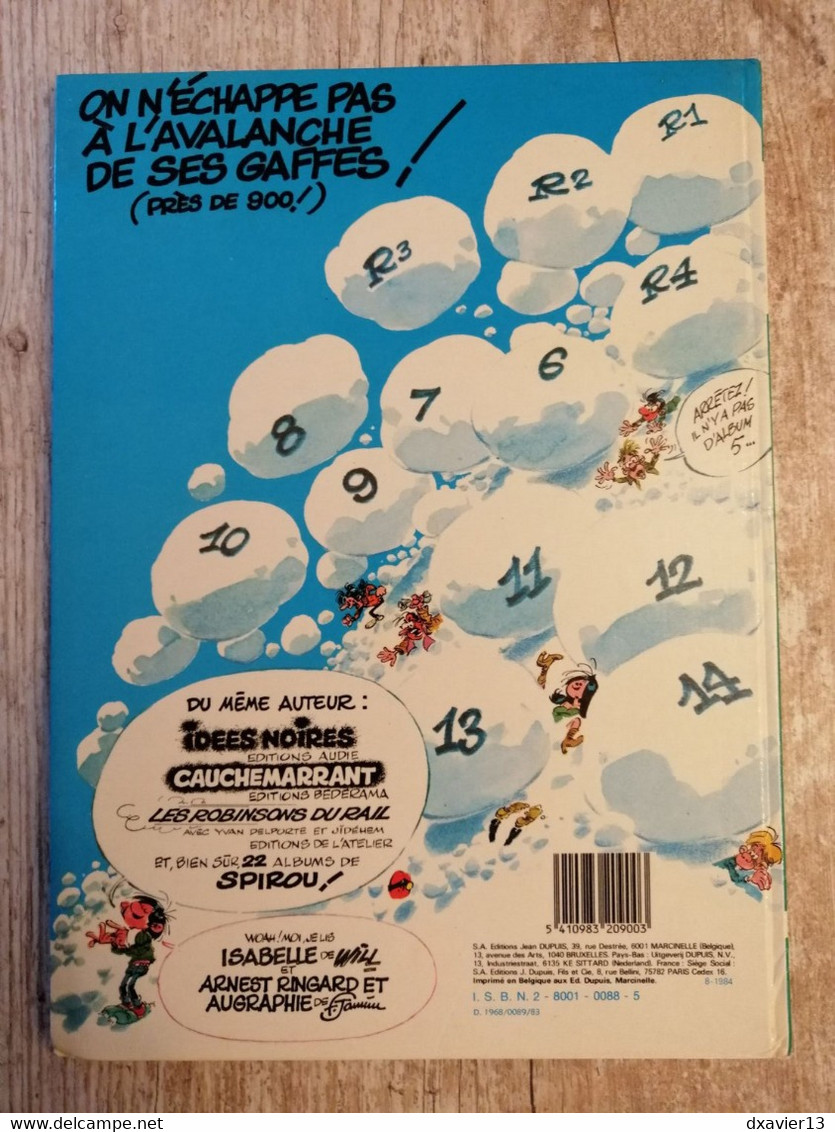 Bande Dessinée - Gaston 6 - Des Gaffes Et Des Dégâts (1984) - Gaston