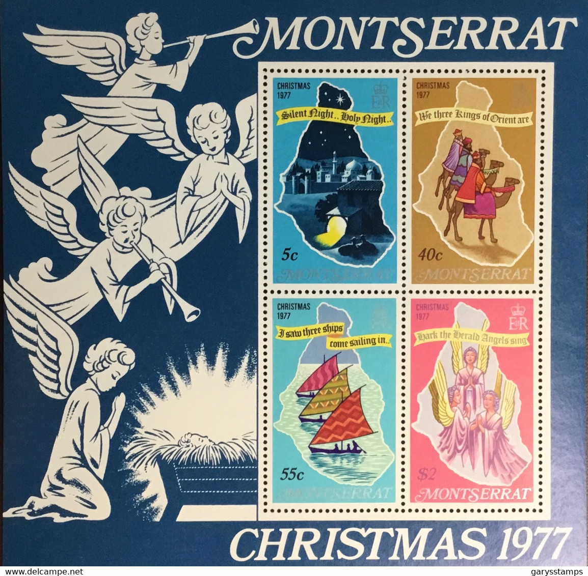 Montserrat 1977 Christmas Minisheet MNH - Montserrat