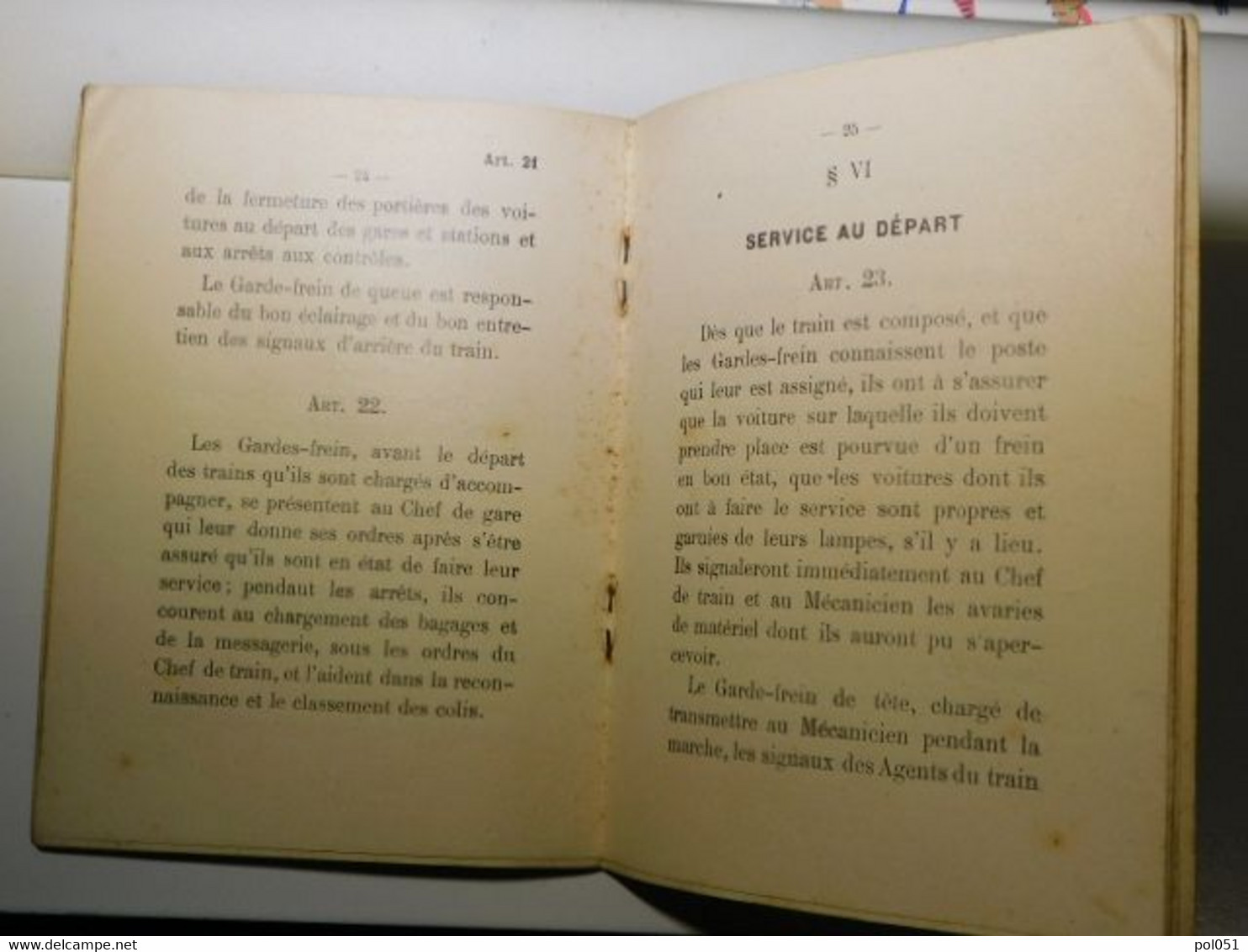 CHEMIN DE FER DE PARIS ORLEANS - ORDRE GENERAL - Le Service Des Conducteurs 3 1913 D'Orléans - Matériel Et Accessoires