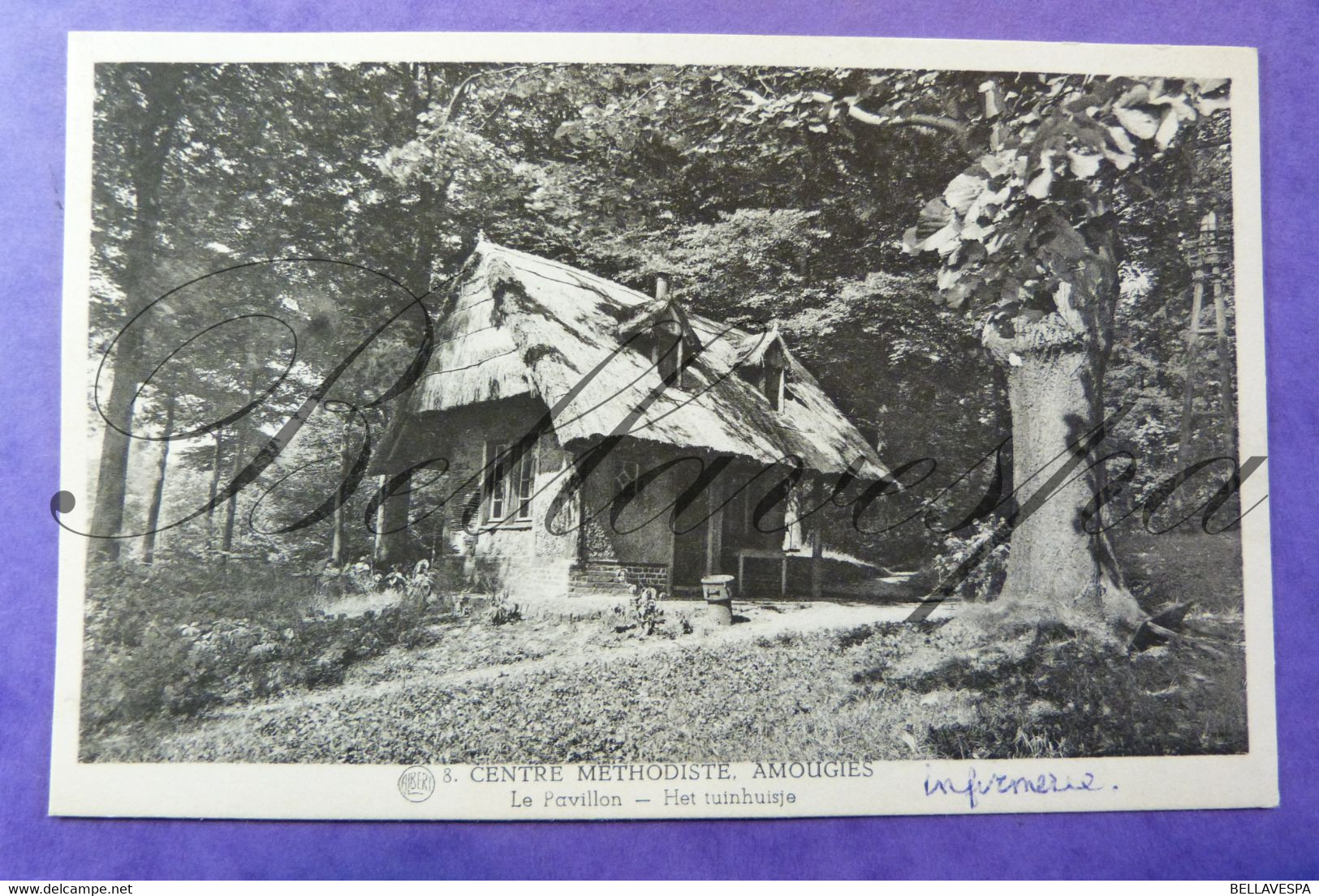 Amougies Centre Methodiste Amougies La Pavillon (infermerie) & Maison De Repos  N° 8 & N°6 2 X Cpa -1955 - Kluisbergen