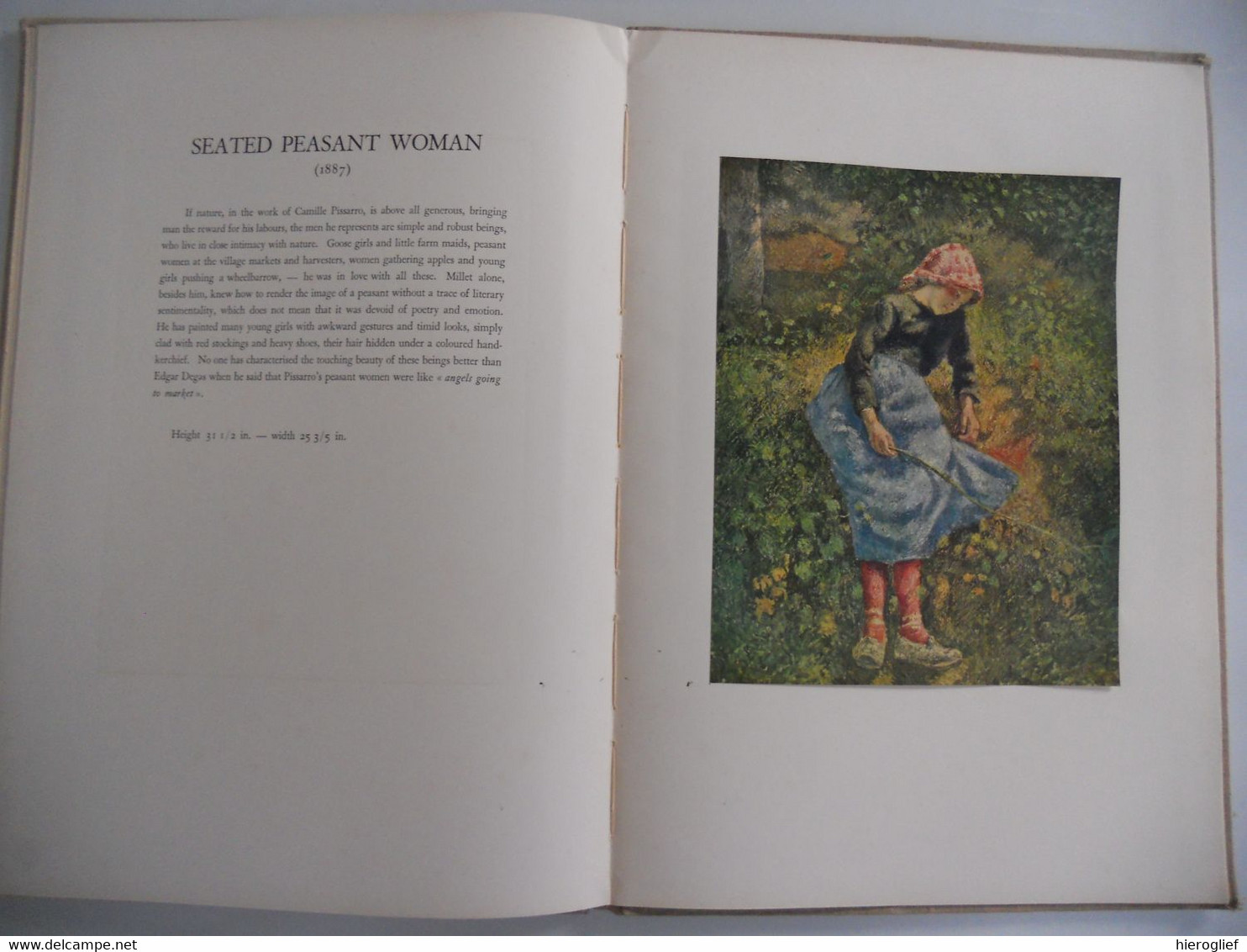 CAMILLE PISSARO at the musée du Louvre by John Rewald 1939 THE MARION PRESS PARIS BRUSSELS