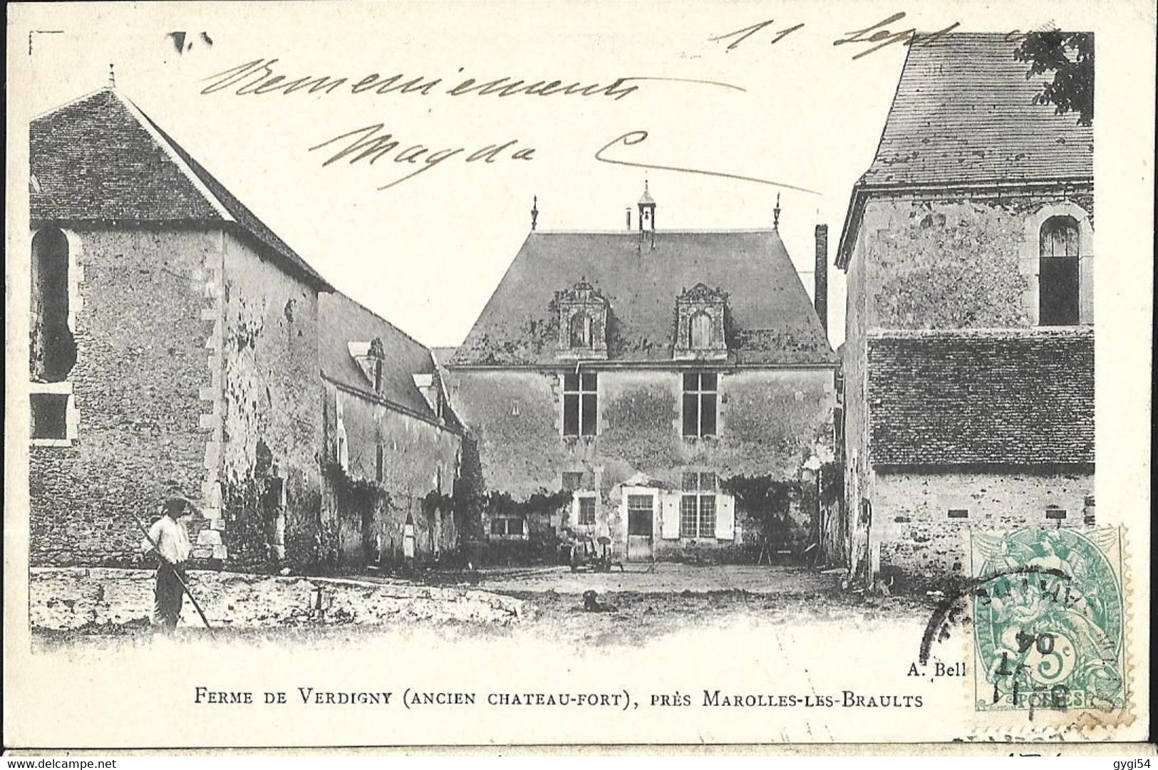 Ferme De Verdigny (315 H  DANS LA Sarthe,  Ancien Château Fort )  Près  Maroles Les Braults - Marolles-les-Braults