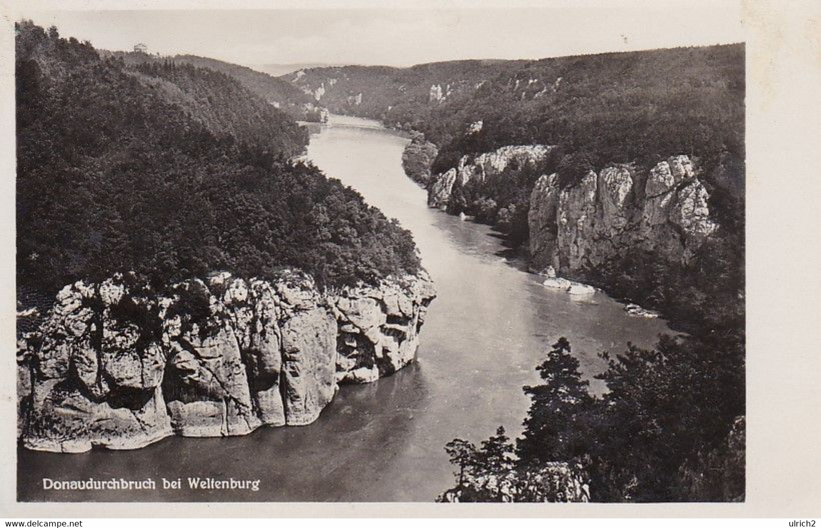 AK Donaudurchbruch Bei Weltenburg - 1934 (58420) - Kelheim