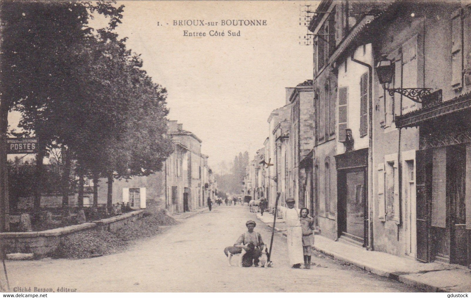 Deux-Sèvres - Brioux-sur-Boutonne - Entrée Côté Sud - Brioux Sur Boutonne