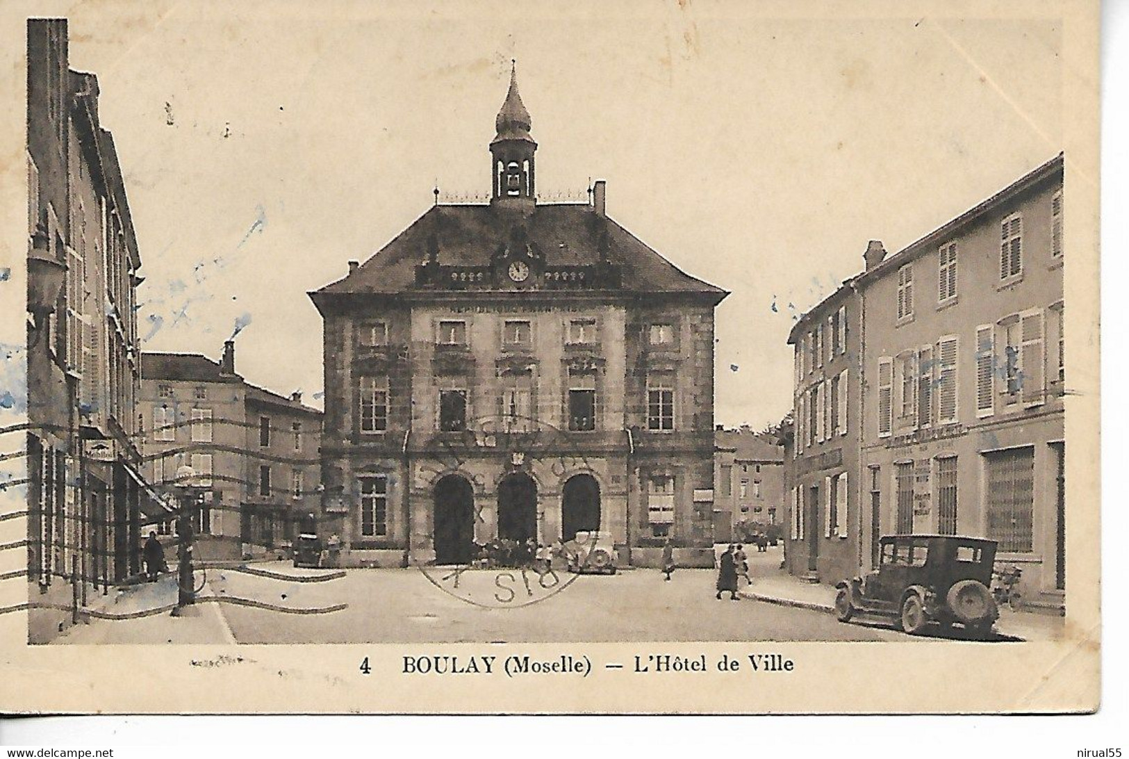 BOULAY Moselle L' Hôtel De Ville Tacot ...G - Boulay Moselle