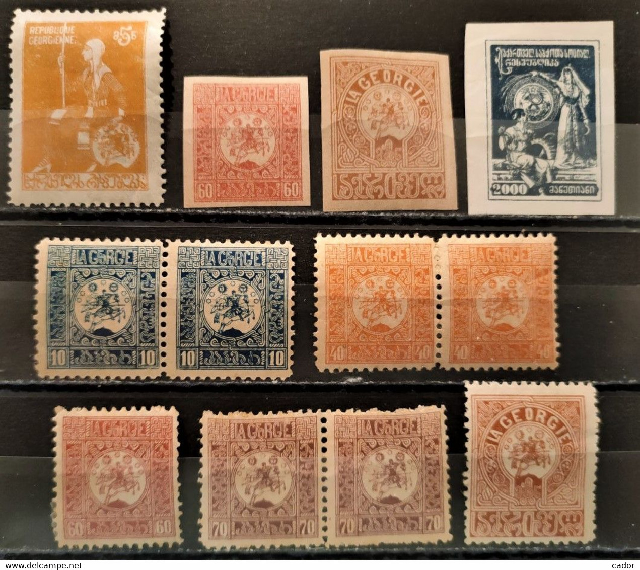 GEORGIE - Lot 1919/1921 Timbres Neufs * (voir Scan) - Géorgie