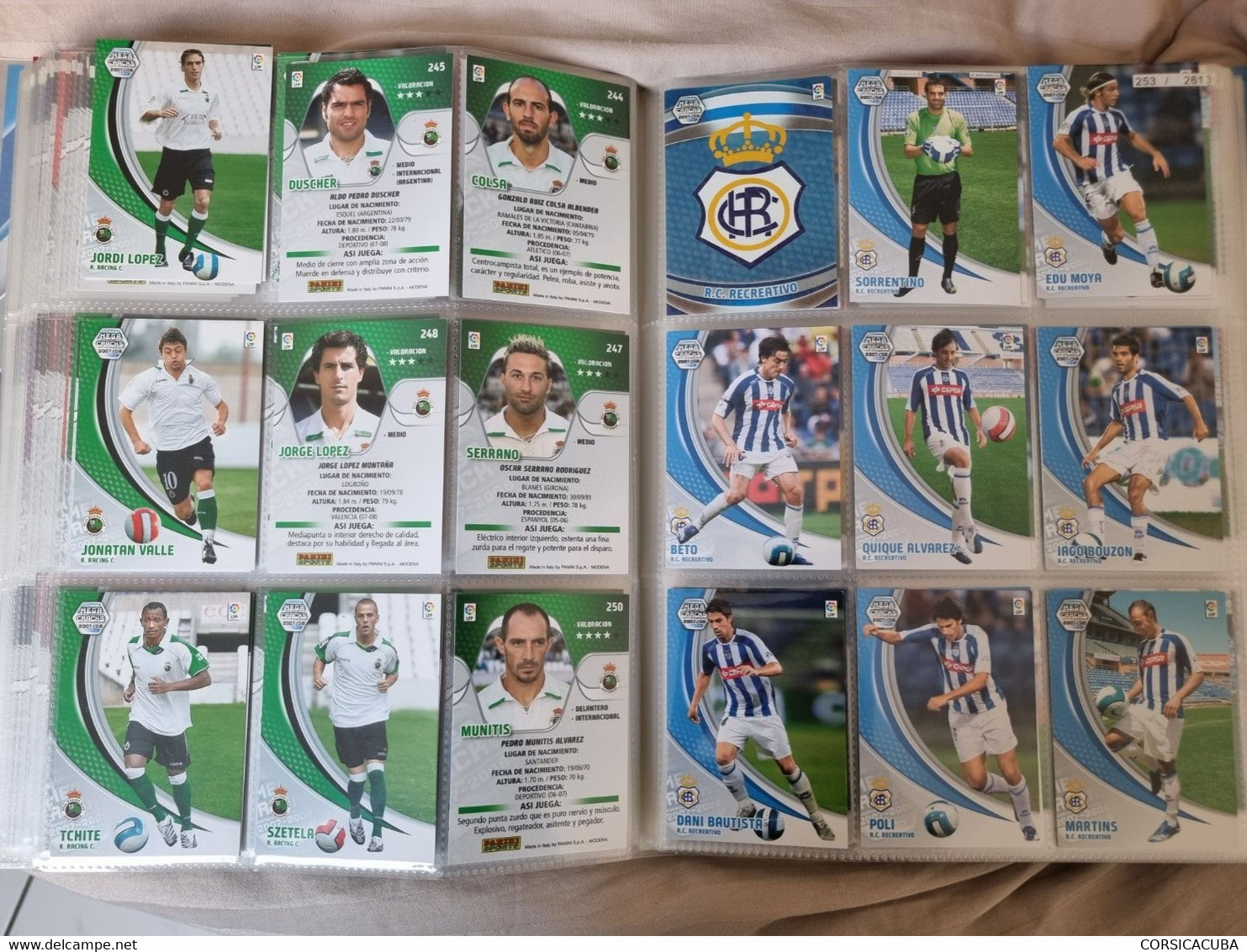 ALBUM PANINI MEGA CRACKS  2007/08 COMPLET  1er CHOIX.