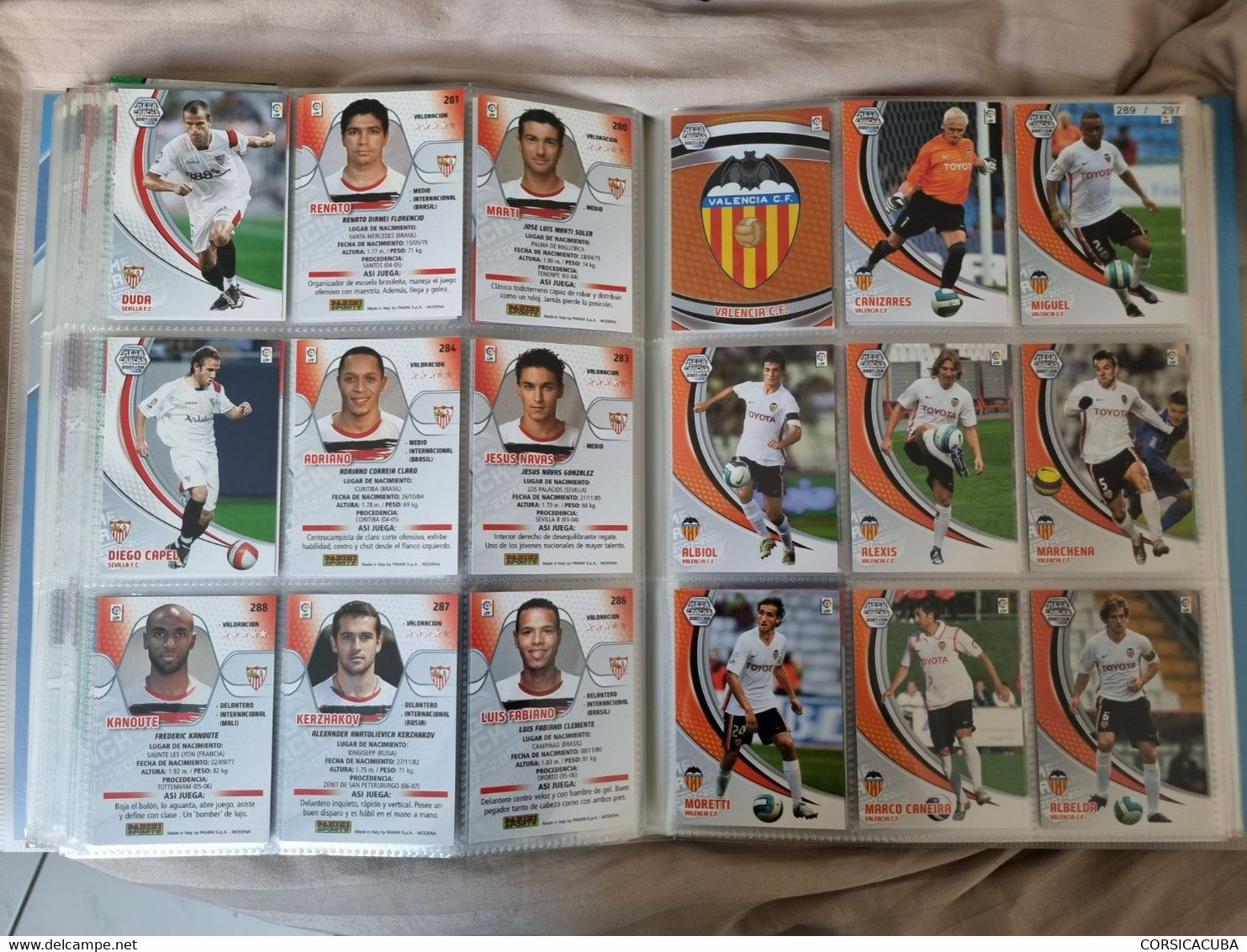 ALBUM PANINI MEGA CRACKS  2007/08 COMPLET  1er CHOIX.