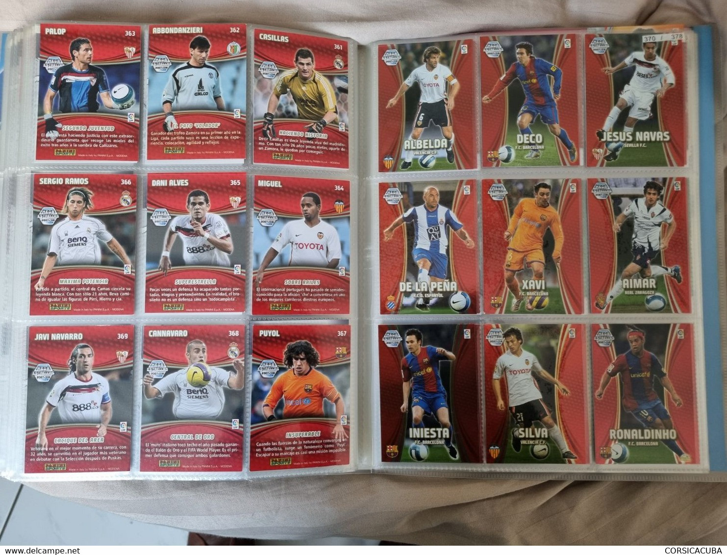 ALBUM PANINI MEGA CRACKS  2007/08 COMPLET  1er CHOIX.