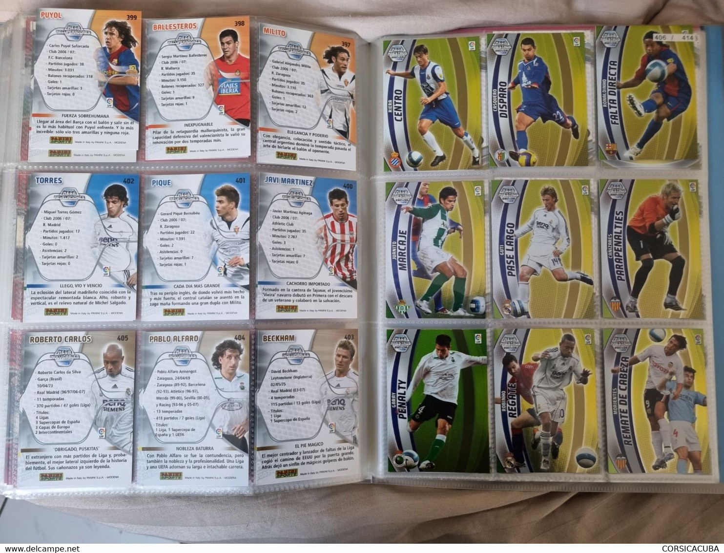 ALBUM PANINI MEGA CRACKS  2007/08 COMPLET  1er CHOIX.