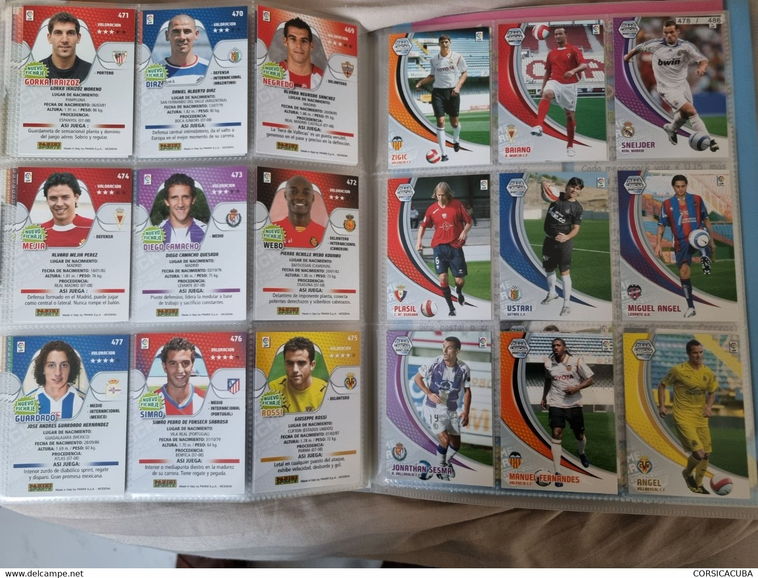 ALBUM PANINI MEGA CRACKS  2007/08 COMPLET  1er CHOIX.