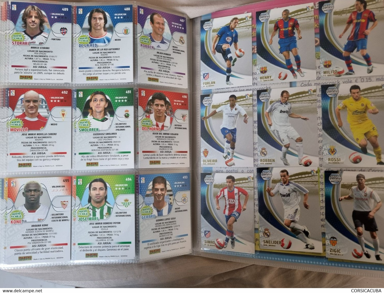 ALBUM PANINI MEGA CRACKS  2007/08 COMPLET  1er CHOIX.