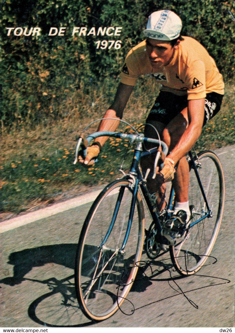 Fiche Cyclisme Avec Palmares - Lucien Van Impe, Maillot Jaune, Vainqueur Du Tour De France 1976 - Equipe Gitane - Deportes