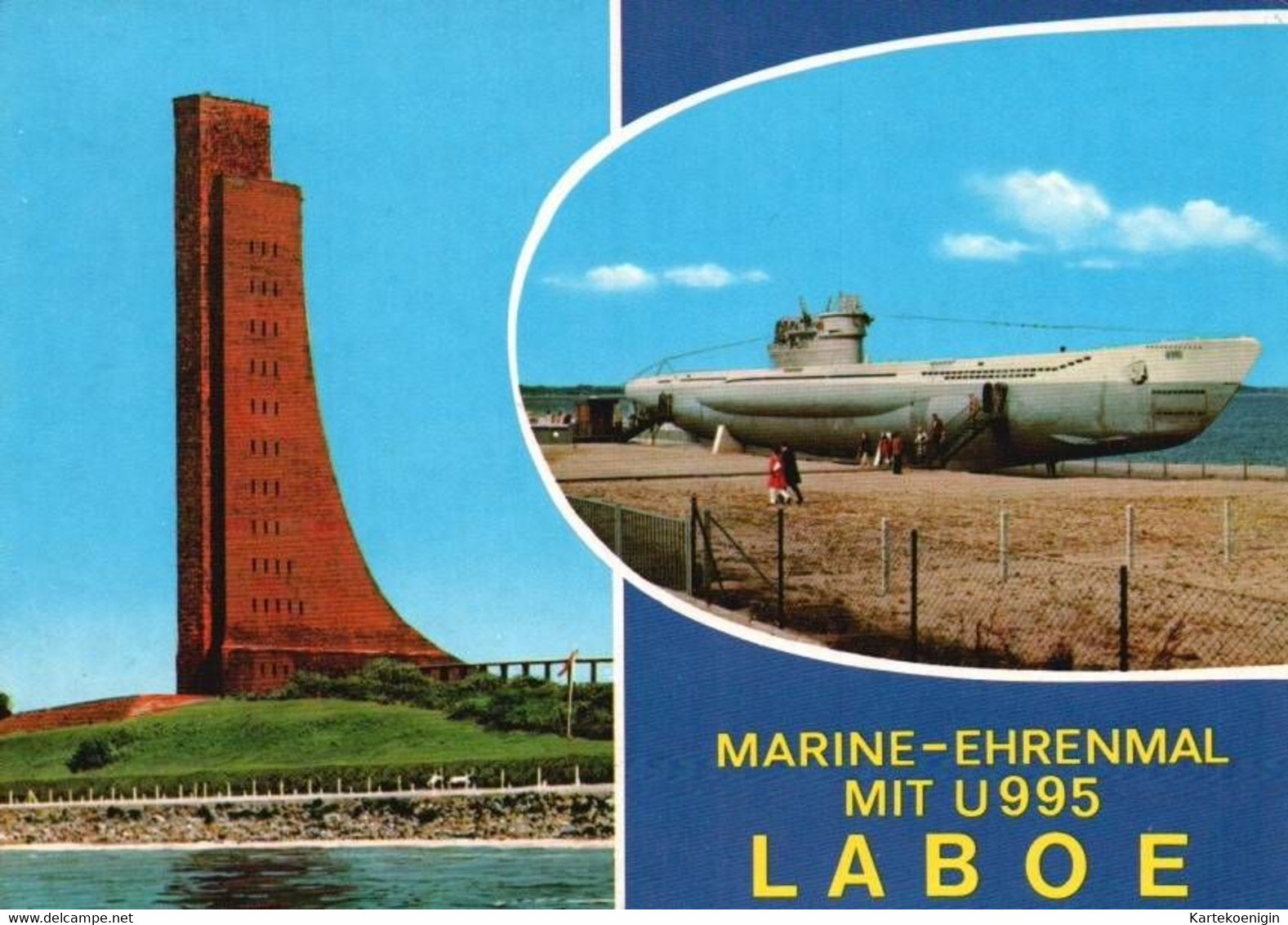 AK - Laboe , Marine Ehrenmal Mit U995 - Laboe