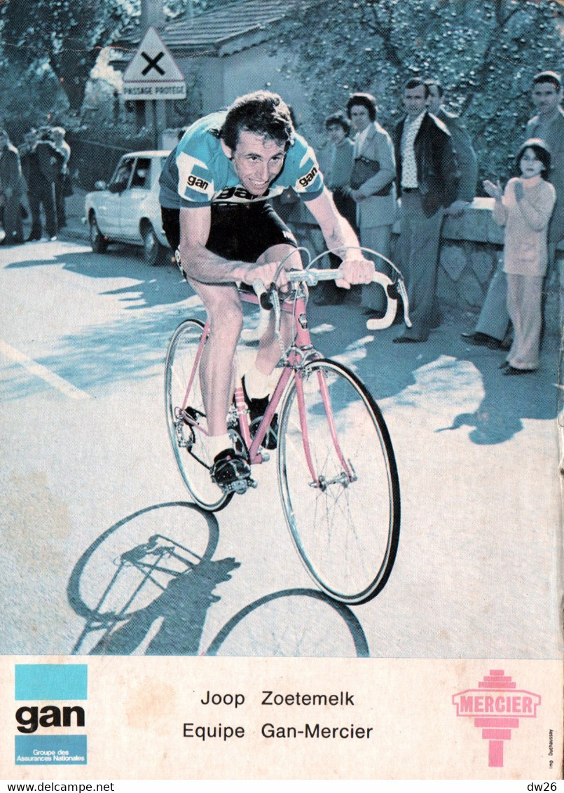 Fiche Cyclisme Joop Zoetemelk, Vainqueur Du Tour De France 1980 - Equipe Van Mercier - Sports