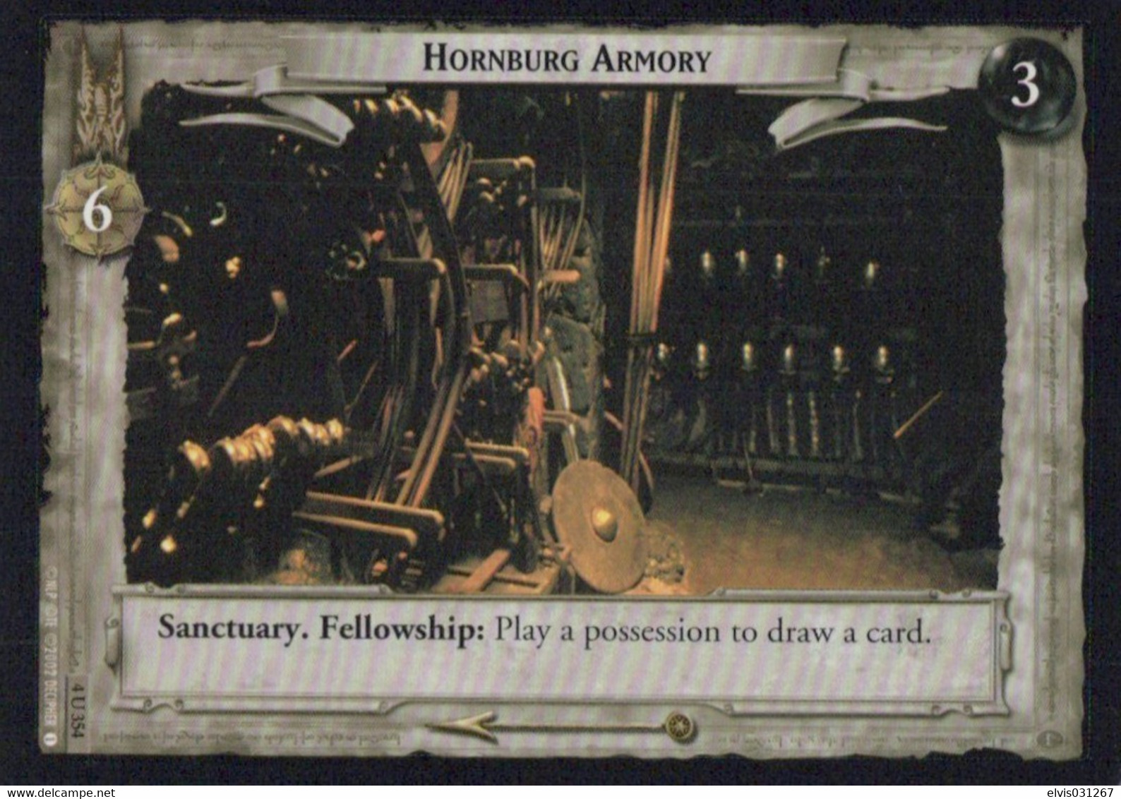 Vintage The Lord Of The Rings: #3-6 Hornburg Armory - EN - 2001-2004 - Mint Condition - Trading Card Game - Il Signore Degli Anelli
