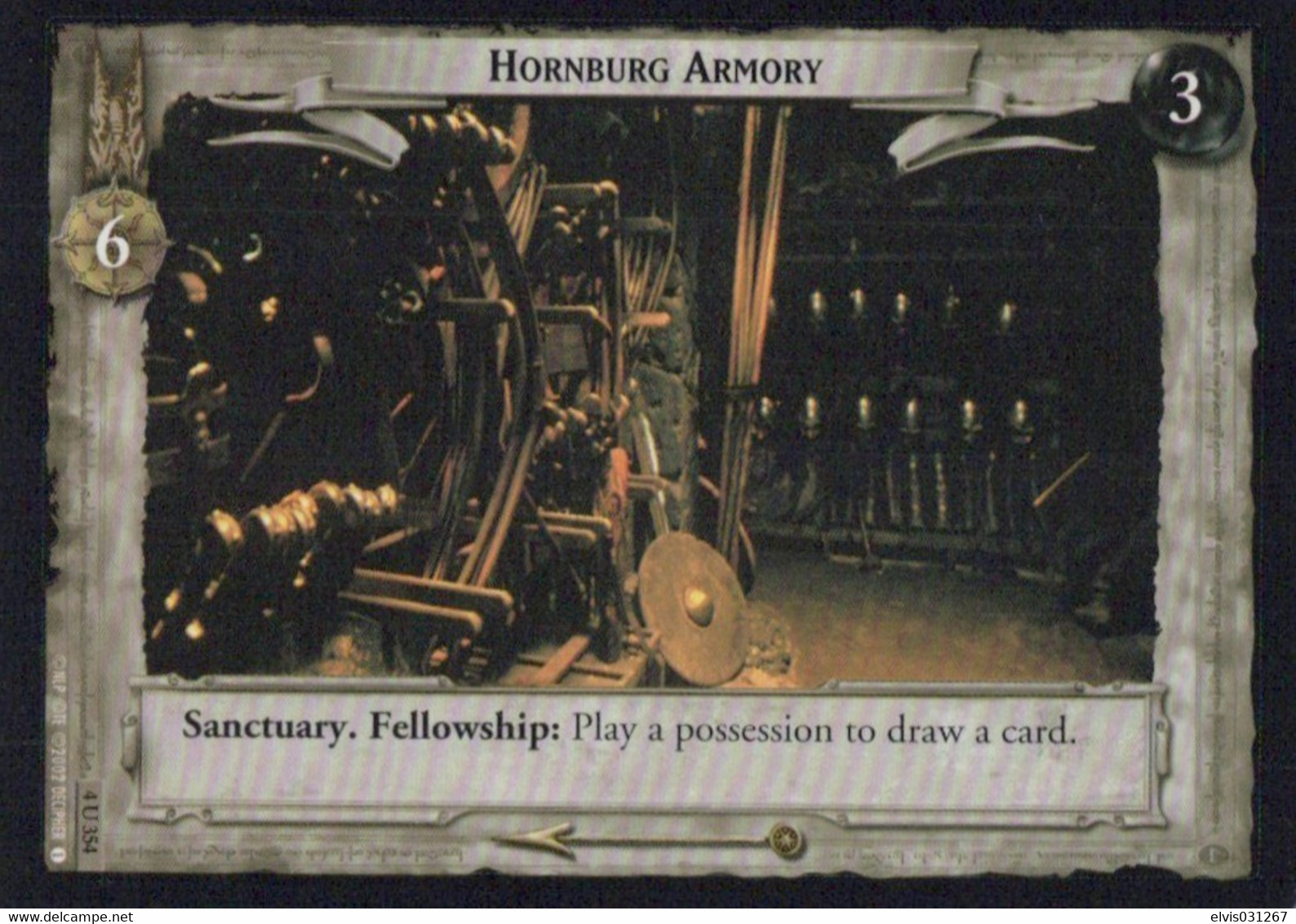 Vintage The Lord Of The Rings: #3-6 Hornburg Armory - EN - 2001-2004 - Mint Condition - Trading Card Game - El Señor De Los Anillos