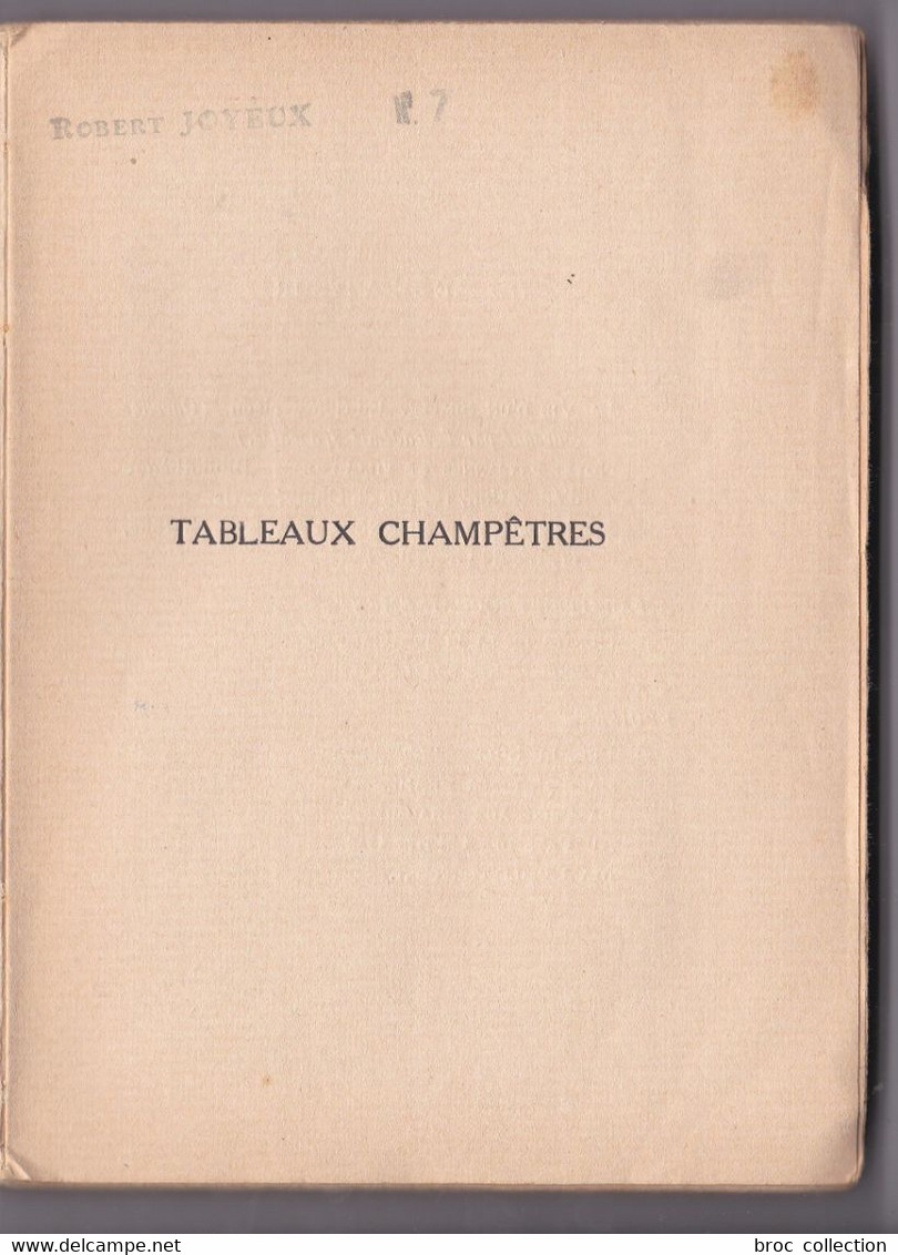 Tableaux Champêtres, Scènes De La Vie Rurale En Bourbonnais, Emile Guillaumin, 1931, Numéroté - Bourbonnais