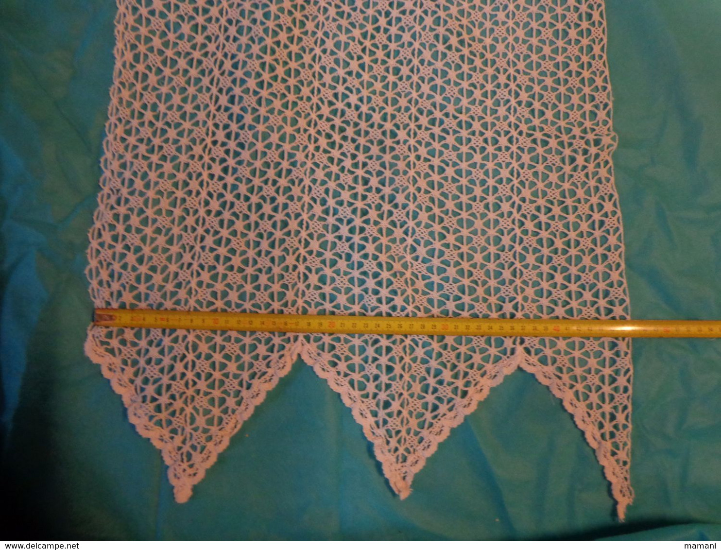 Rideau Ancien 48 Cm X 2.48 M - Laces & Cloth