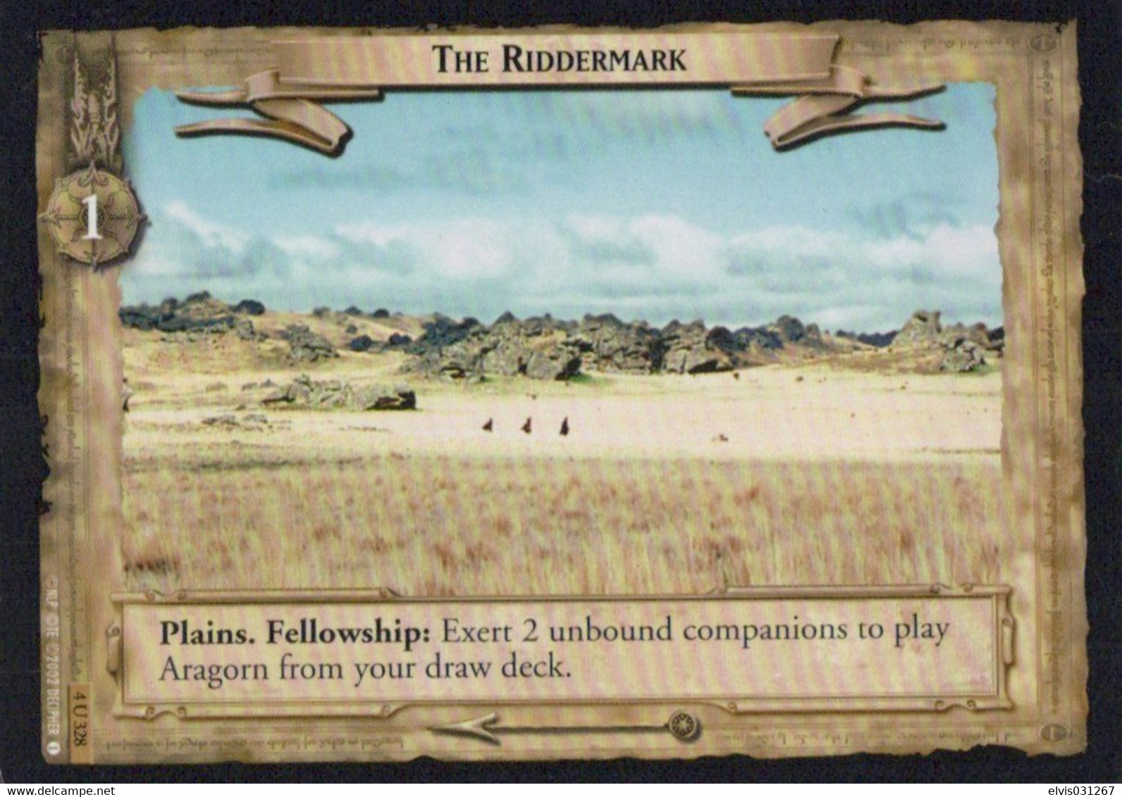 Vintage The Lord Of The Rings: #1 The Riddermark - EN - 2001-2004 - Mint Condition - Trading Card Game - El Señor De Los Anillos