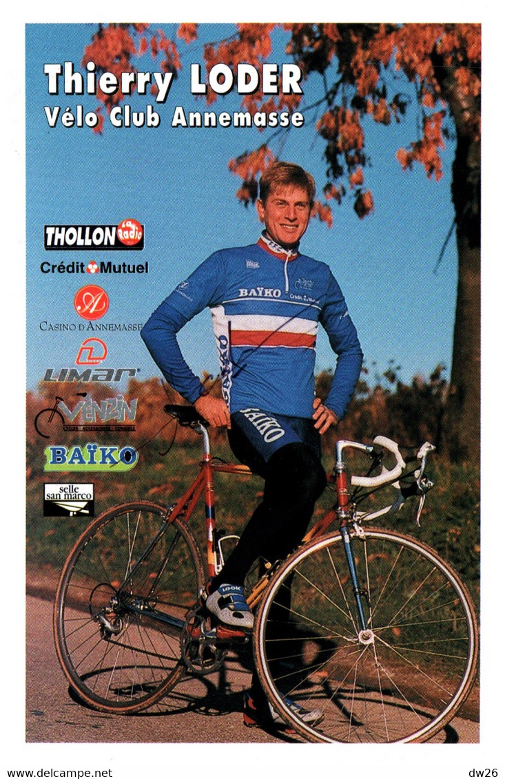 Fiche Cyclisme Avec Palmares - Thierry Loder, Coureur Cycliste Vélo Club Annemasse - Equipe Baïko - Sports