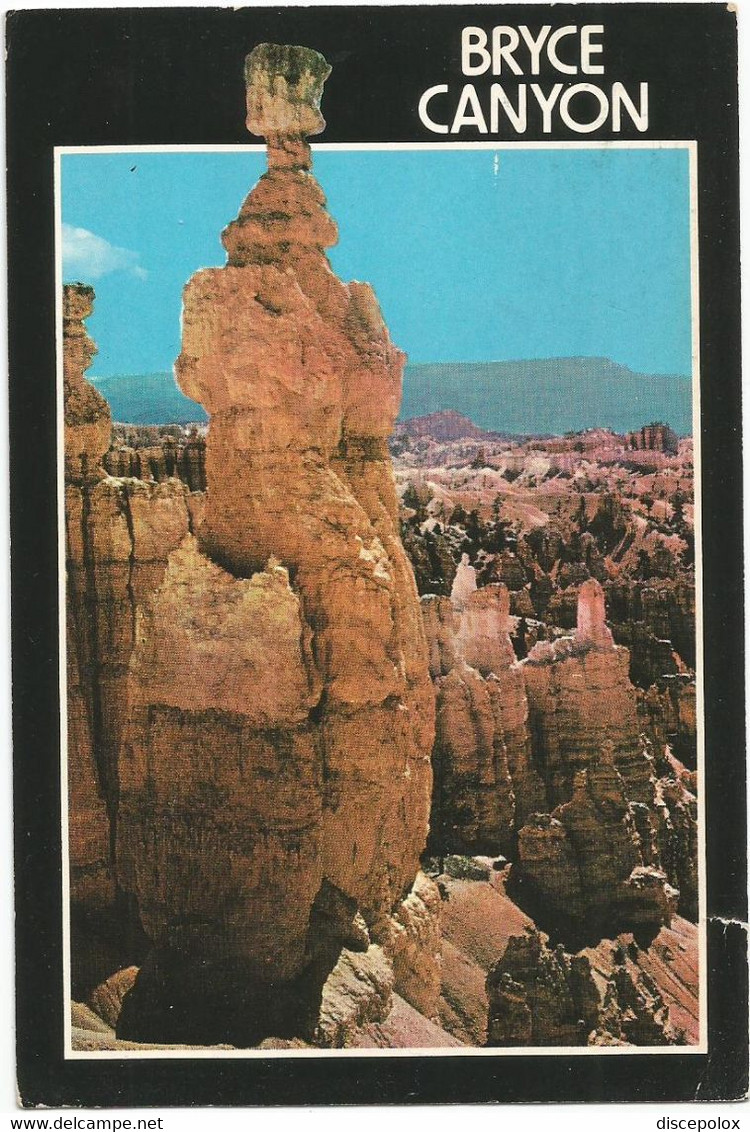 AA4134 Utah - Bryce Canyon National Park - Thor's Hammer / Viaggiata 1985 - Bryce Canyon