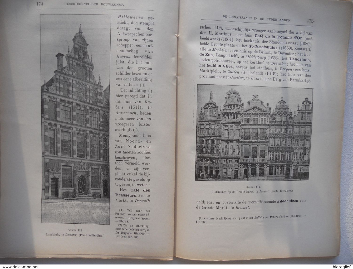 GESCHIEDENIS DER BOUWKUNST III MODERNE BOUWKUNDE door Alfons van Houcke 1906 architectuur architect materialen