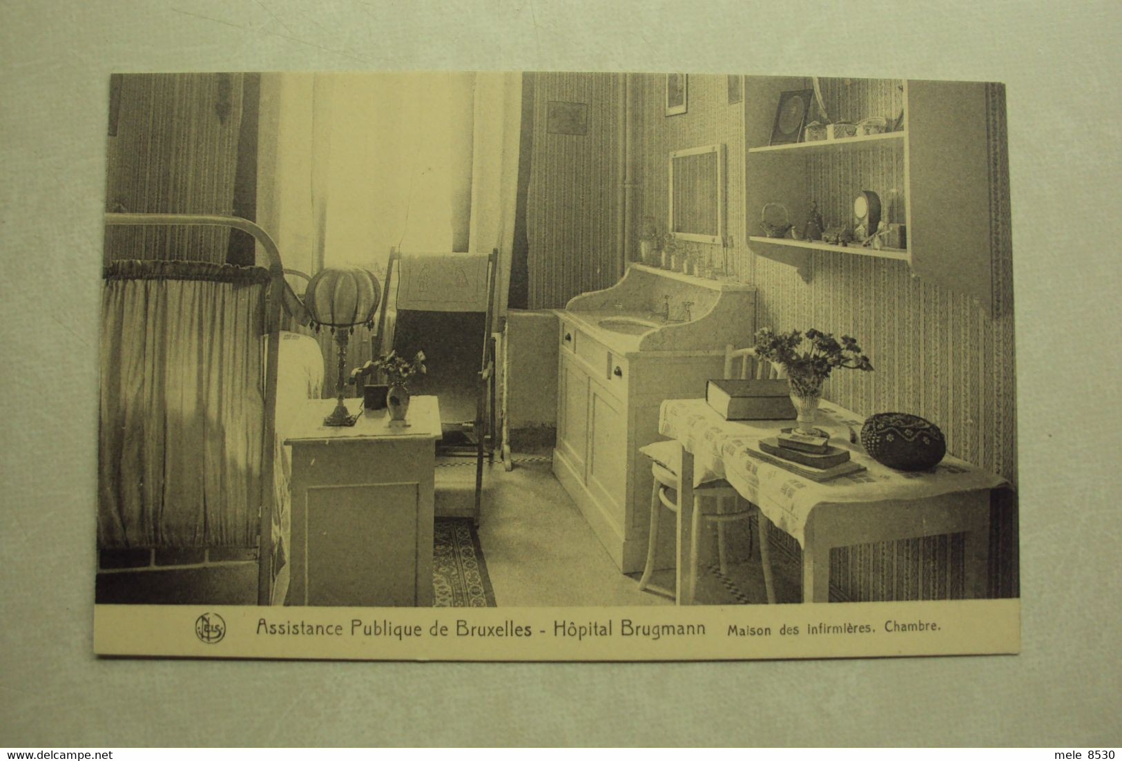 44320 - ASSISTANCE PUBLIQUE DE BRUXELLES - HOPITAL BRUGMANN - MAISON DES INFIRMIERES - CHAMBRE - ZIE 2 FOTO'S - Santé, Hôpitaux