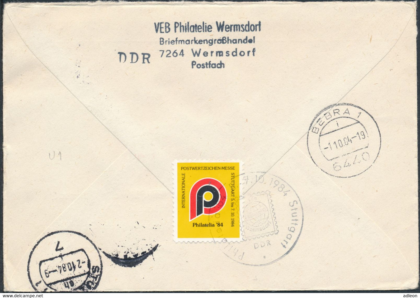 RDA - Entier Postal / DDR - Ganzsachen Mi.Nr. U 1 (VEB Philatelie Wermsdorf) - Private Covers - Used